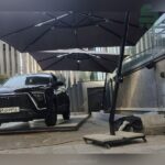 سایبان ایستاده استخر، رستوران، ویلا پایه کنار و پایه وسط