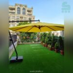 سایبان ایستاده استخر، رستوران، ویلا پایه کنار و پایه وسط